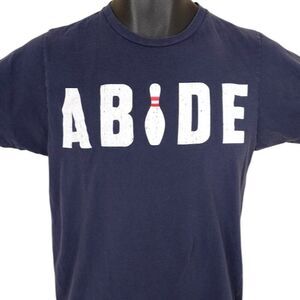 The Big Lebowski T Shirt Mens Size Small Blue Abide Bowling Comedy Movie